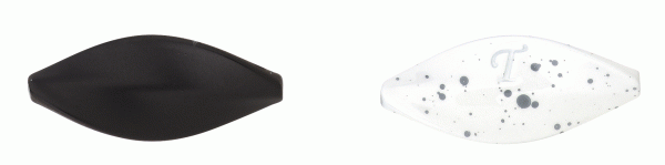 spro trout master spin spoon black n white